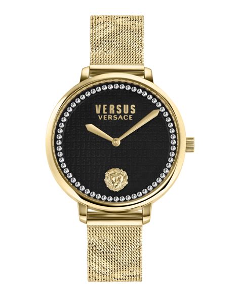 versus by versace women's elmont gold tone|Versace la villette crystal.